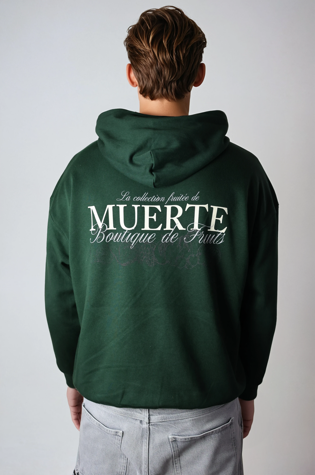 Boutique Hoodie Forest Green