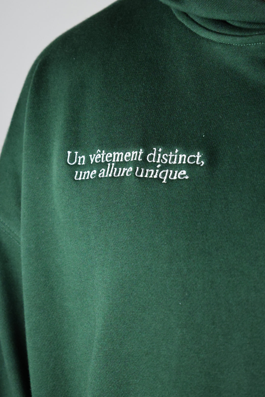 Boutique Hoodie Forest Green
