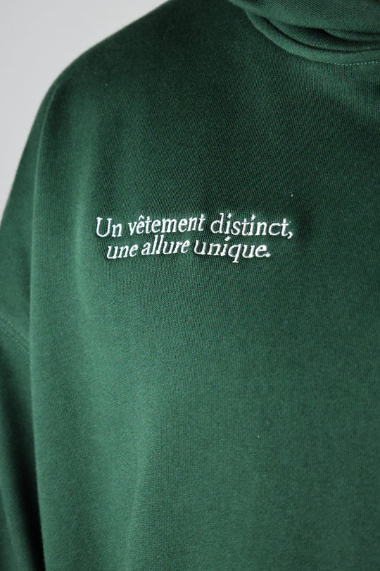Boutique Hoodie Forest Green
