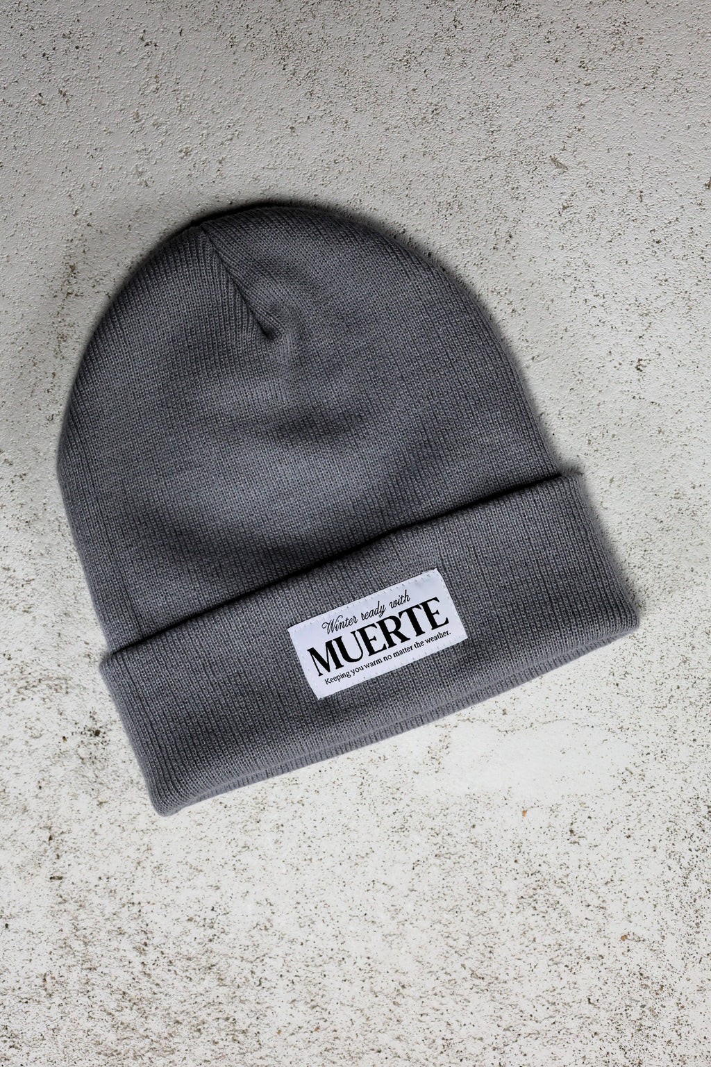Beanie Asphalt Grey