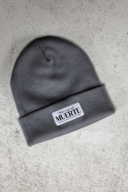 Beanie Asphalt Grey