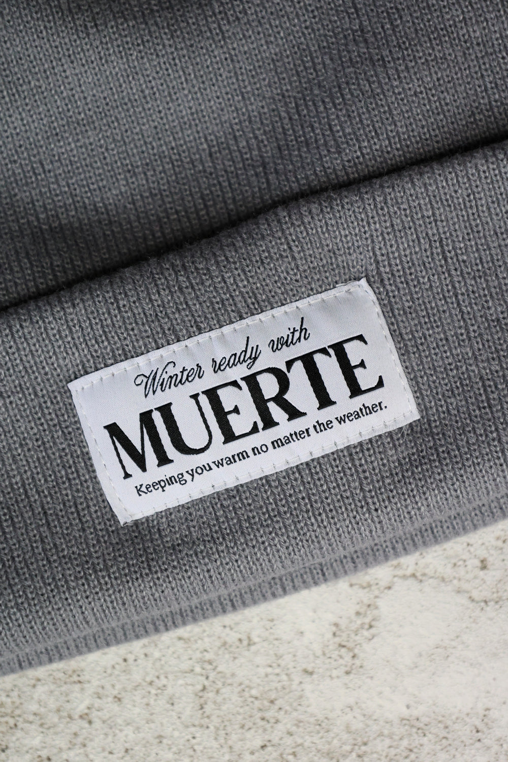 Beanie Asphalt Grey