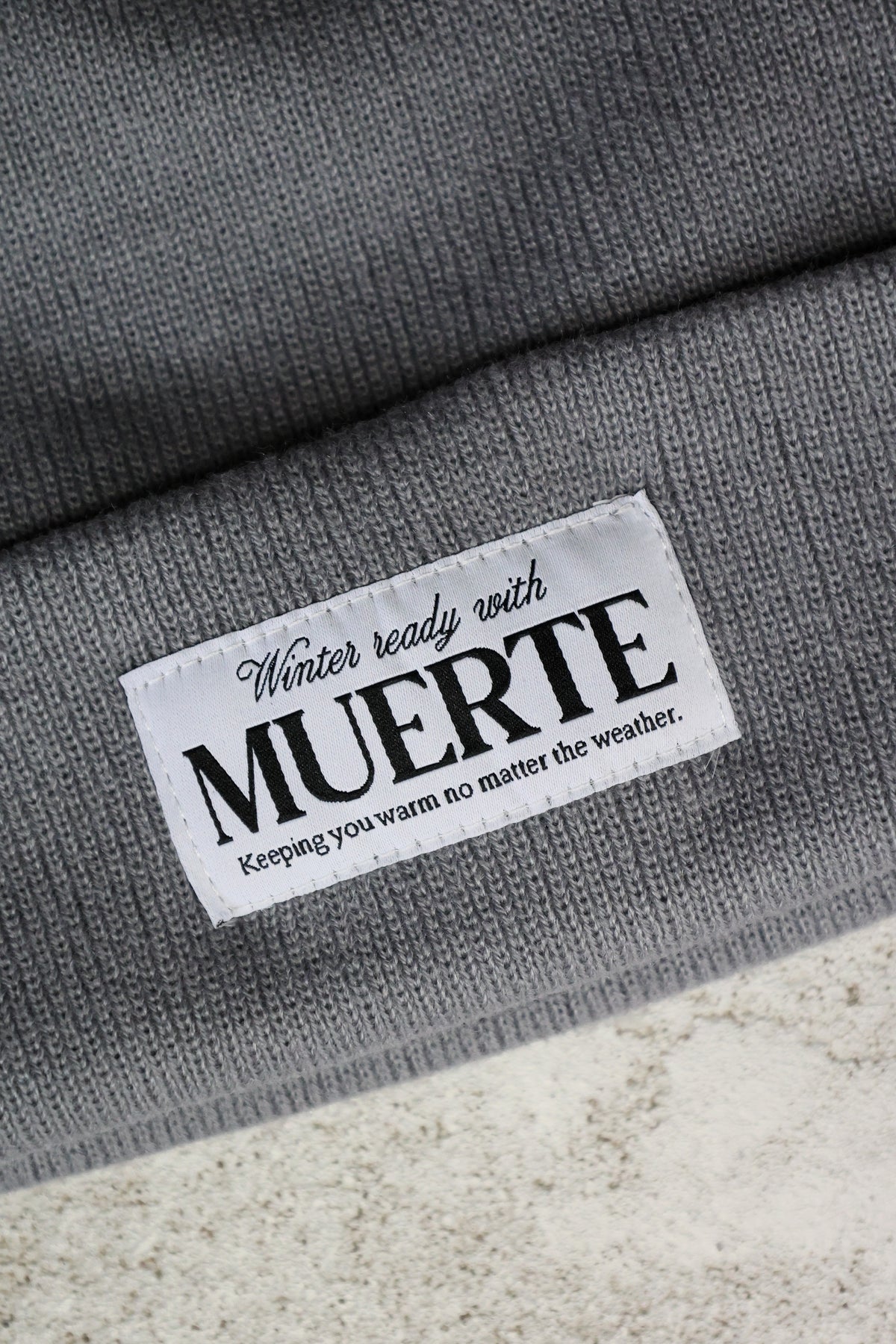 Beanie Asphalt Grey